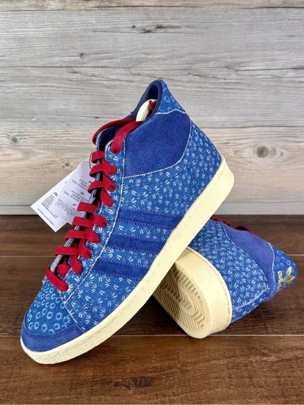 adidas Jabbar Hi Western Denim Mens Supplier Colour Night Indigo JS0813 Size 9